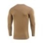 Tričko s dlhým rukávom M-Tac Tee 93/7 Long - coyote, XS