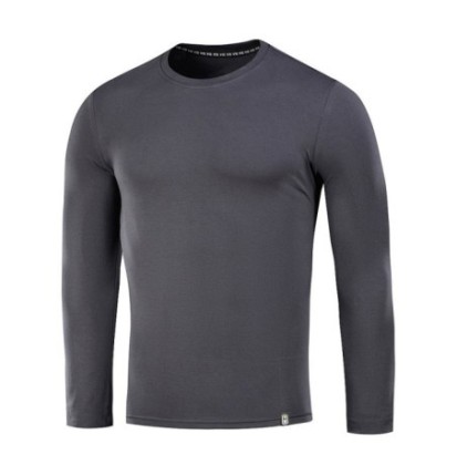 Tričko s dlhým rukávom M-Tac Tee 93/7 Long - tmavo sivé, XS