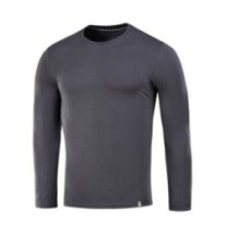Tričko s dlhým rukávom M-Tac Tee 93/7 Long - tmavo sivé, XS