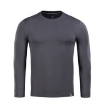 Tričko s dlhým rukávom M-Tac Tee 93/7 Long - tmavo sivé, XS