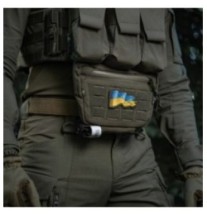 Nášivka M-Tac Battle Flag of Ukraine - farebná-olivová