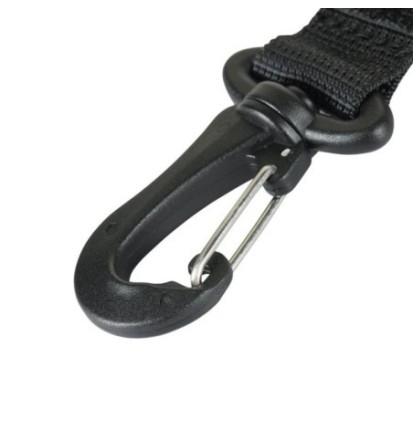 Popruh s karabínou M-Tac Attachment Carab - čierny