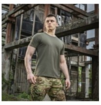 Tričko M-Tac Tee 93/7 Summer - tmavě olivové, XL