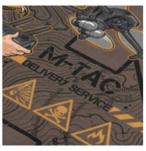Tričko s potlačou M-Tac Delivery Service - tmavě olivové, 3XL