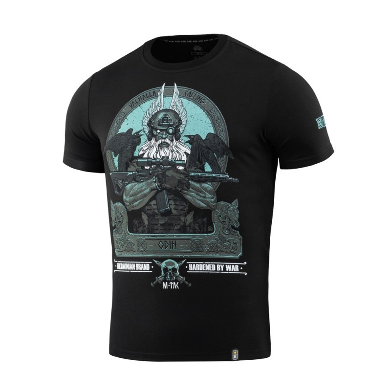 Tričko s potlačou M-Tac Odin - čierne, 3XL Tričko s potlačou M-Tac Odin - čierne, 3XL