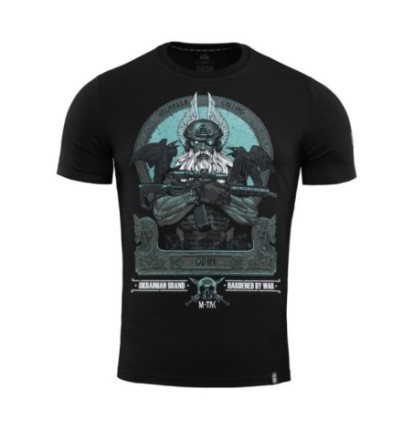 Tričko s potlačou M-Tac Odin - čierne, 3XL