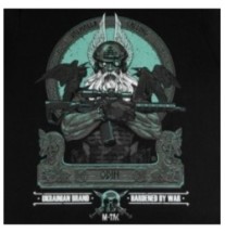 Tričko s potlačou M-Tac Odin - čierne, 3XL