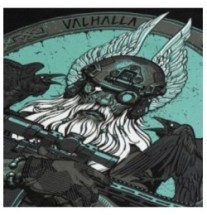 Tričko s potlačou M-Tac Odin - čierne, 3XL