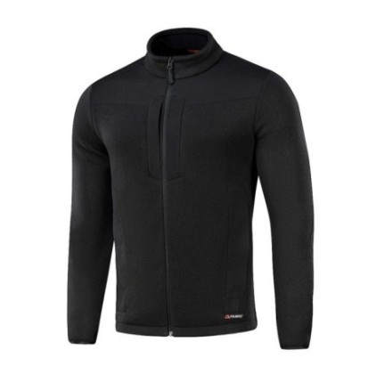 Ľahká fleecová bunda M-Tac Senator Polartec - čierna, XS