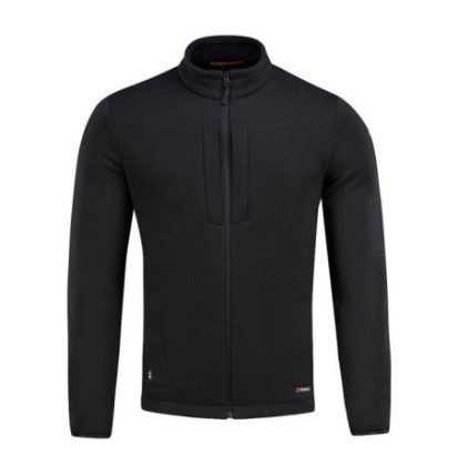 Ľahká fleecová bunda M-Tac Senator Polartec - čierna, XS