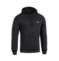 Mikina s kapucňou M-Tac Hoodie Cotton Raglan - čierna, S